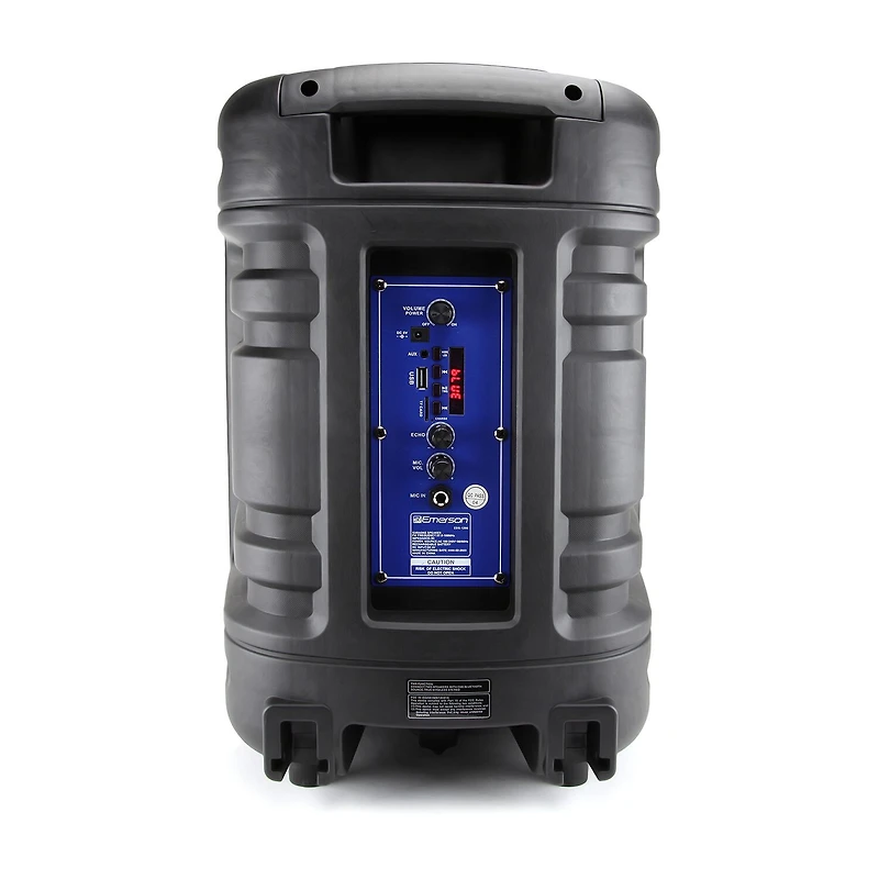 Emerson eds-1200 with 12" full frequency Portable Bluetooth Speaker