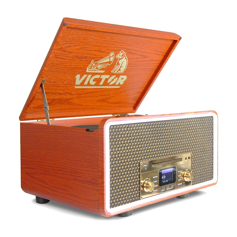 Victor Fremont 8-In-1 Music Center-Channel Speaker