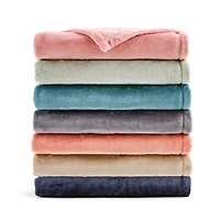 Home Expressions Velvet Plush Solid Throw