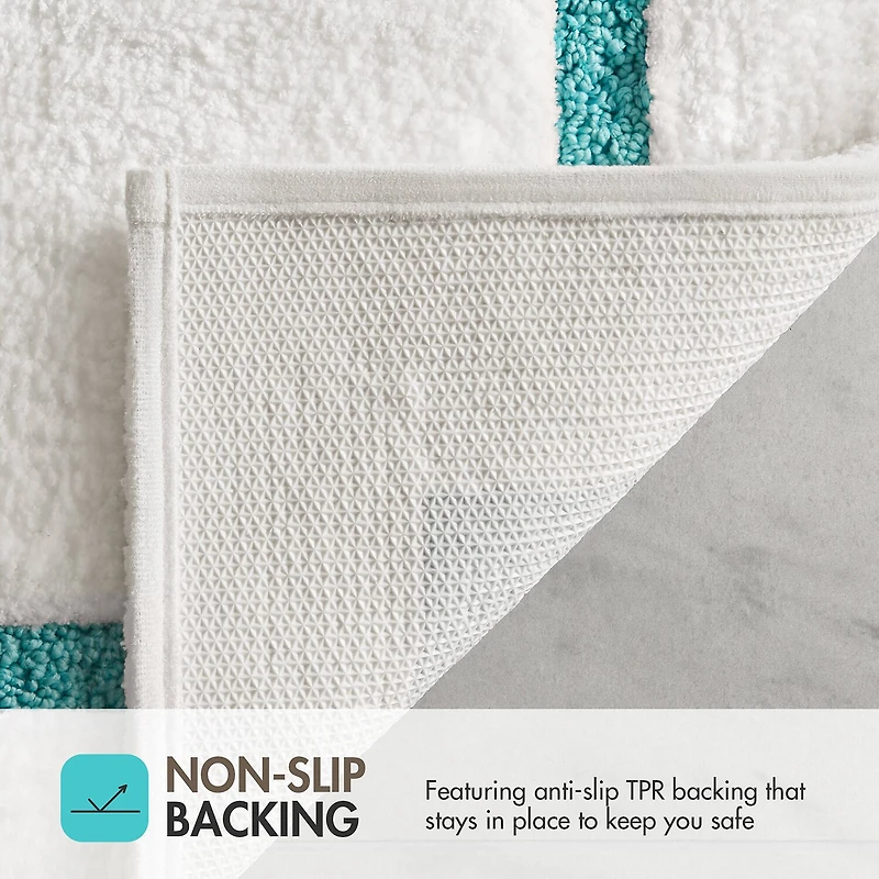 Madison Park Roan Border Tufted Bath Rug