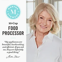 Martha Stewart 10 Cups Bpa Free Food Processor