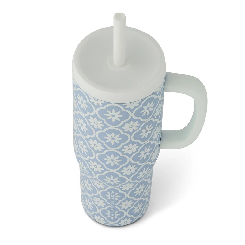 Hydragear 3D Daisy 30oz. Handled Tumbler