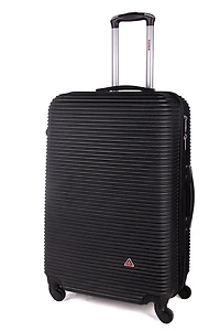 InUSA Royal Inch Hardside Lightweight Checked Spinner Luggage