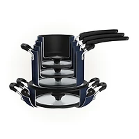 Tramontina Aluminum Non-Stick 11-pc. Nesting Cookware Set