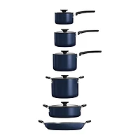 Tramontina Aluminum Non-Stick 11-pc. Nesting Cookware Set