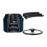 Tramontina Aluminum Non-Stick Sauce Pan 6-pc. Nesting Set