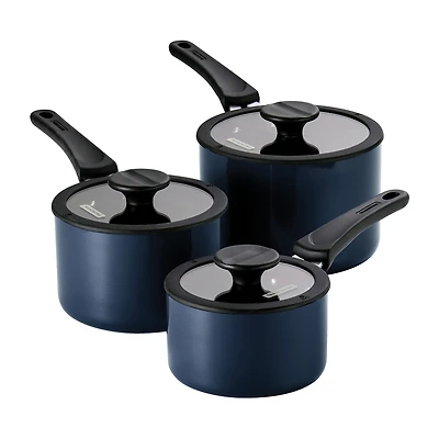 Tramontina Aluminum Non-Stick Sauce Pan 6-pc. Nesting Set
