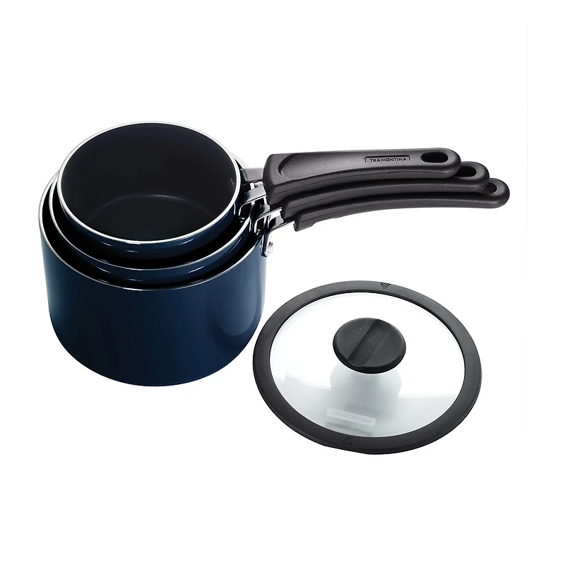 Tramontina Aluminum Non-Stick Sauce Pan 6-pc. Nesting Set