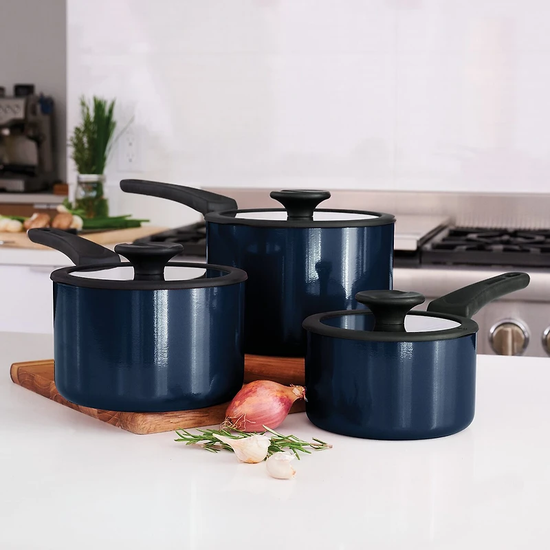 Tramontina Aluminum Non-Stick Sauce Pan 6-pc. Nesting Set