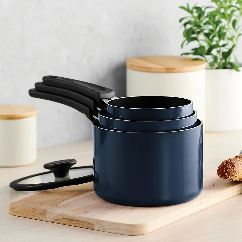 Tramontina Aluminum Non-Stick Sauce Pan 6-pc. Nesting Set