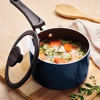 Tramontina Aluminum Non-Stick Sauce Pan 6-pc. Nesting Set