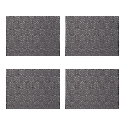 Loom + Forge Chevron Vinyl 4-pc. Placemat