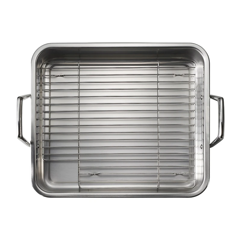 Tramontina® Gourmet 16½" Stainless Steel Deep Roasting Pan