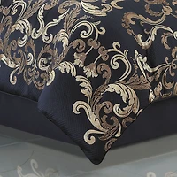 Queen Street Cranford 3-pc. Damask + Scroll Extra Weight Comforter Set