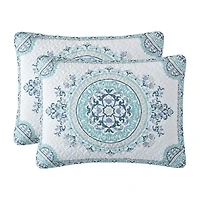 Queen Street Afton Medallion Reversible Quilt Set