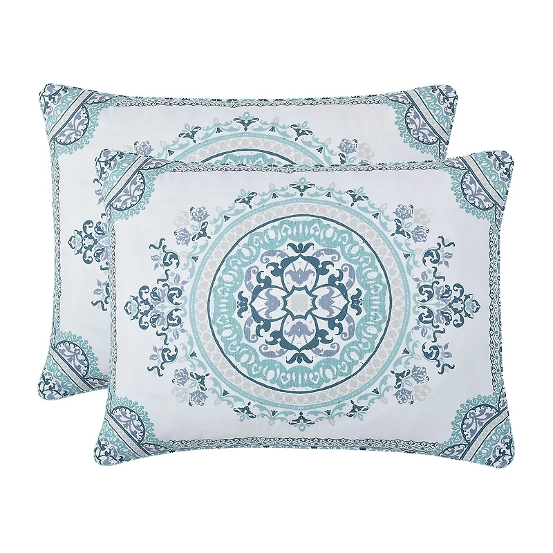Queen Street Afton 3-pc. Medallion Extra Weight Reversible Comforter Set