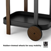 Umbra Bellwood Metal-Top Serving Cart