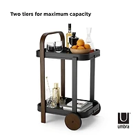 Umbra Bellwood Metal-Top Serving Cart