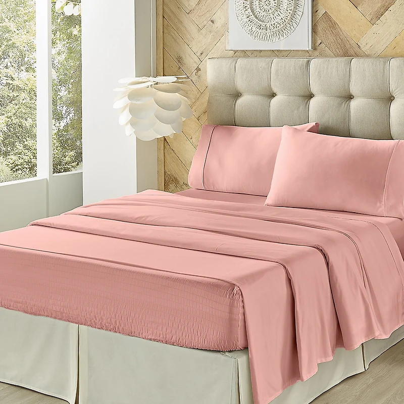 Queen Street Royal Fit 100% Cotton Sateen 300tc Sheet Set