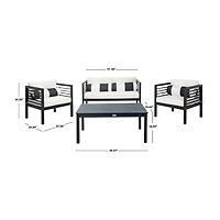 Safavieh Alda 15-pc. Conversation Set Cushioned