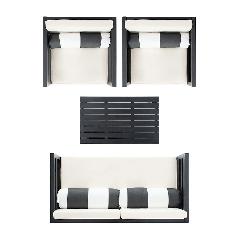Safavieh Alda 15-pc. Conversation Set Cushioned