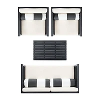 Safavieh Alda 15-pc. Conversation Set Cushioned
