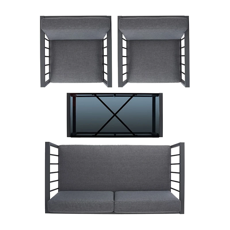 Safavieh Holyoke 11-pc. Conversation Set Cushioned
