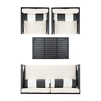 Safavieh Nunzio 11-pc. Conversation Set Cushioned