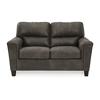 Signature Design by Ashley® Navi Track-Arm Upholstered Loveseat