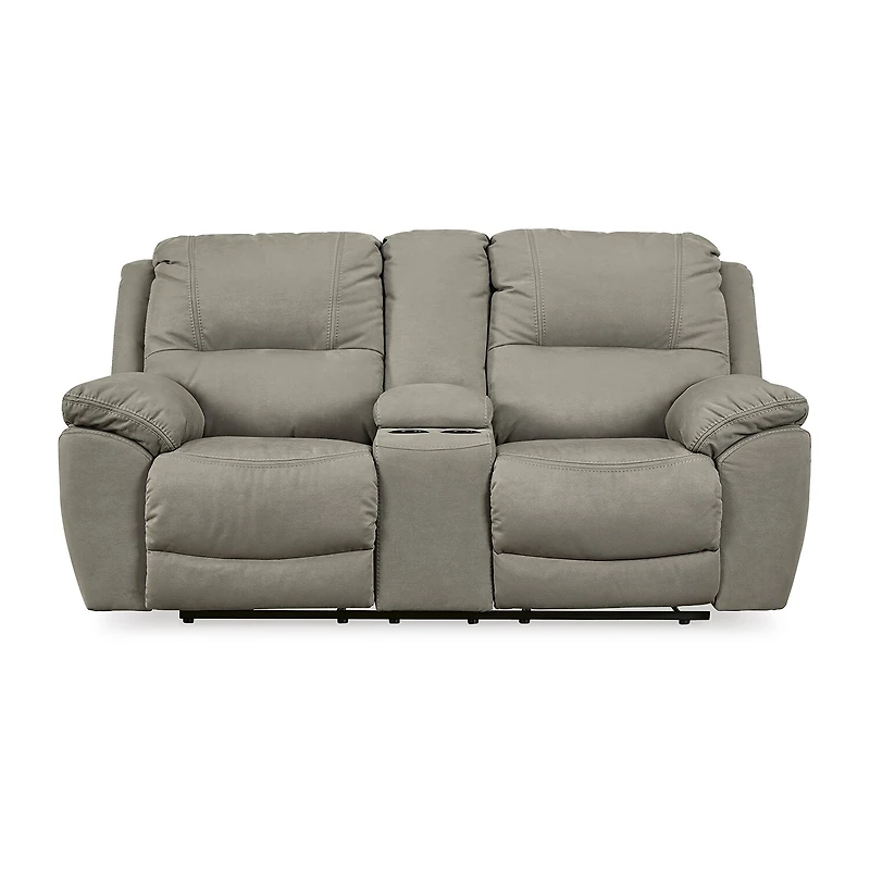 Signature Design by Ashley® Next-Gen Gaucho Pad-Arm Power Recline Motion Upholstered Loveseat