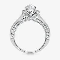 (I / I1) Womens 2 CT. T.W. Lab Grown White Diamond 10K Gold or 14K Pear Solitaire Engagement Ring