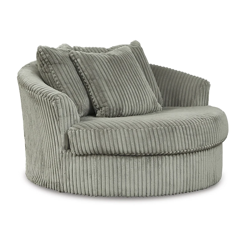 Signature Design by Ashley® Lindyn Swivel Upholstered Armchair