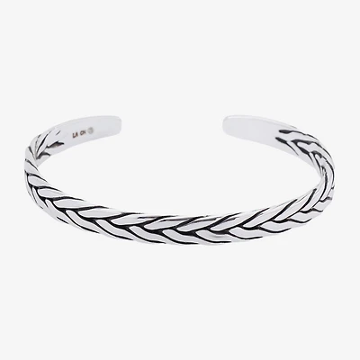 J.P. Army Mens Stainless Steel Cuff Bracelet