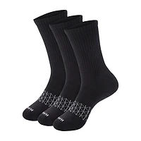 Hanes® Men's Ultimate Absolute Comfort 3 Pairs, Moisture-Wicking Crew Socks