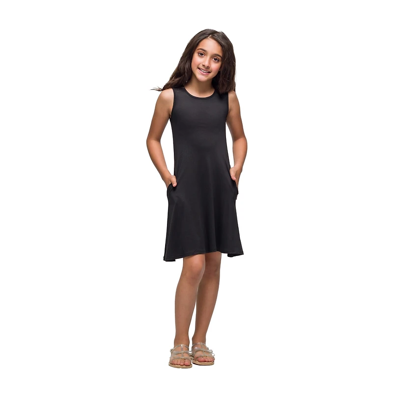 24sevenkid Big Kid Girls Sleeveless A-Line Dress
