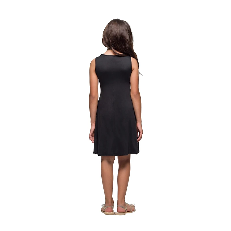 24sevenkid Big Kid Girls Sleeveless A-Line Dress