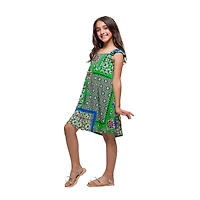 24seven Comfort Apparel Big Kid Girls Sleeveless A-Line Dress