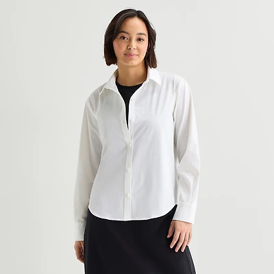 Stylus Womens Long Sleeve Blouse