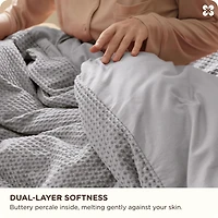 Bedsure® Waffle Duvet Cover Set