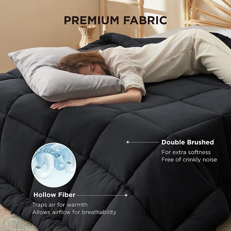 Bedsure® Comforter-Solid-300gsm Comforter