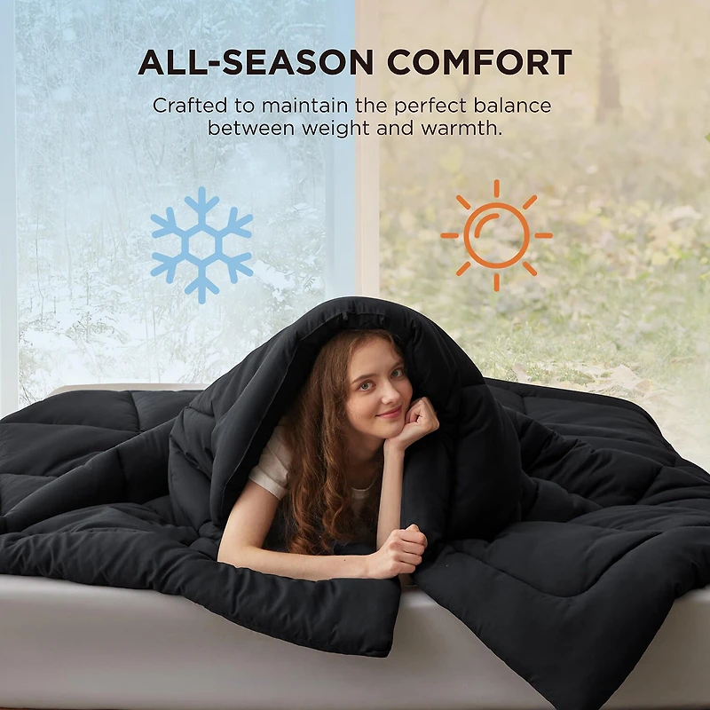 Bedsure® Comforter-Solid-300gsm Comforter