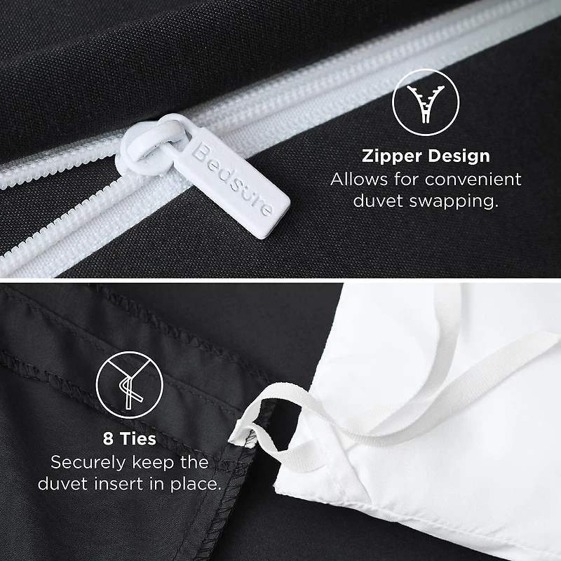 Bedsure® Solid Duvet Cover Set