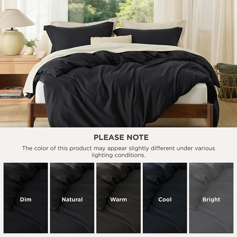 Bedsure® Solid Duvet Cover Set