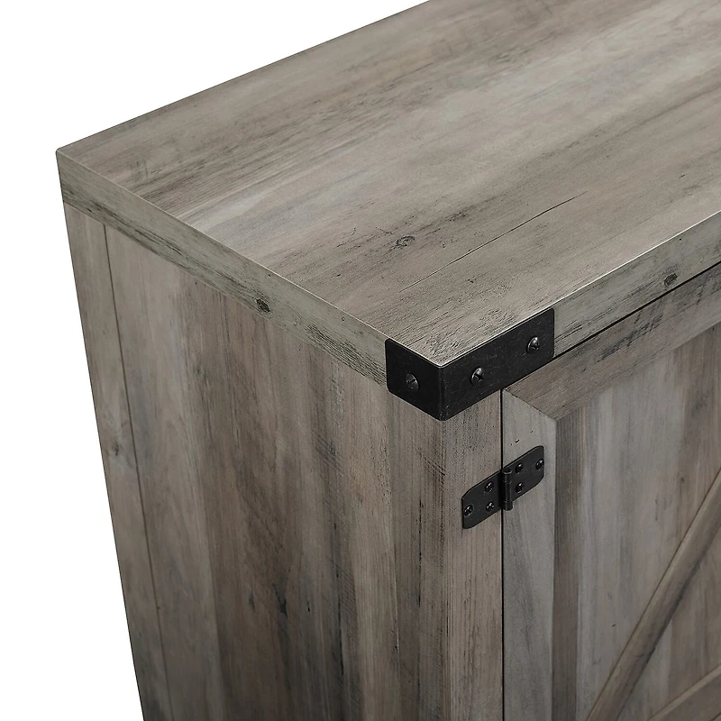 Modern Farmhouse Barndoor 70" TV Stand