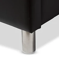 Carlotta Faux Leather Upholstered Bed