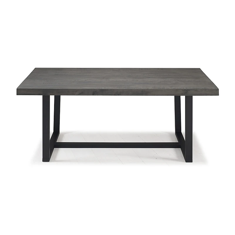 Walker Edison Rectangular Wood-Top Dining Table