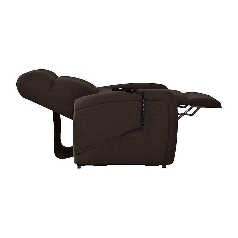 ProLounger Bontrager Modern Track-Arm Power Recline and Lift Chair in Chenille