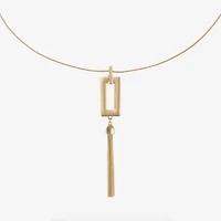 Liz Claiborne Womens Square 30 Inch Pendant Necklace