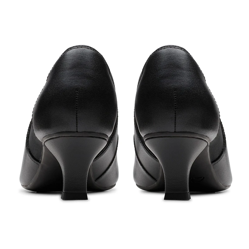 Clarks Kepley Cora Womens Pointed Closed Toe Flared Heel Pumps