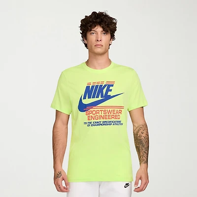 Nike Mens Crew Neck Short Sleeve Regular Fit Graphic T-Shirt